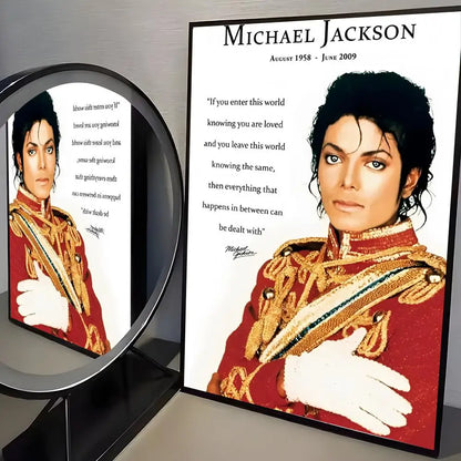 M-Michael J-Jackson Singer Album Poster Room Wall Art Decor Waterproof Stickers For Home Bar Bedroom Decoration