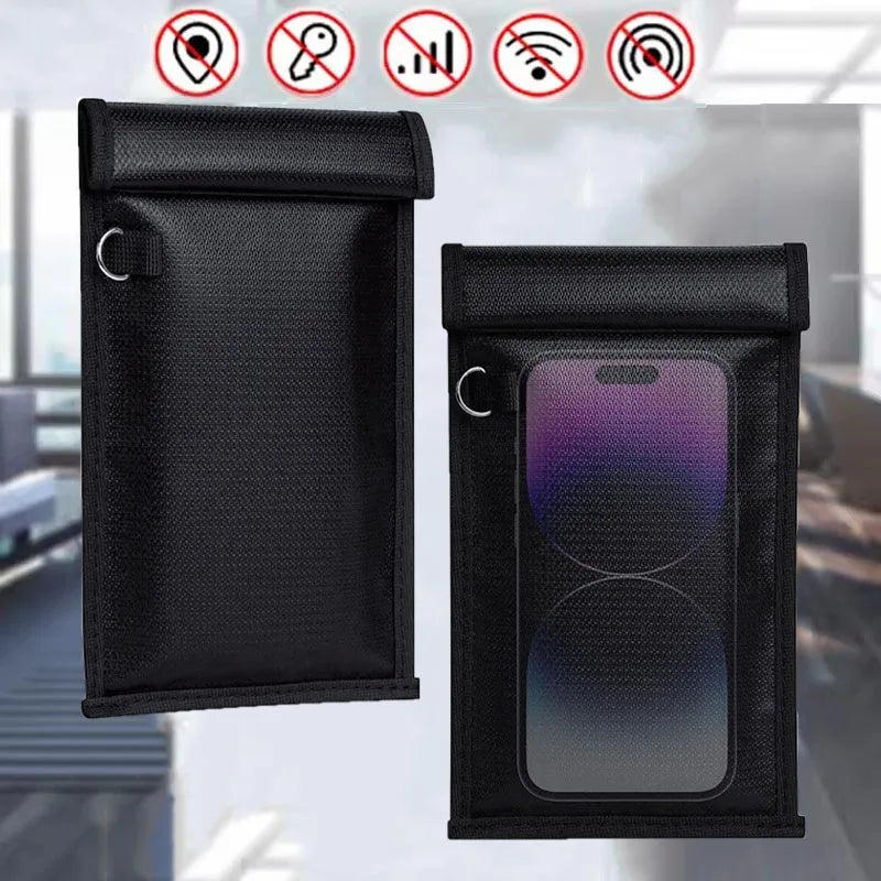 Faraday Bag Mobile Phone RFID Signal Blocking Bag Pouch Blocker Case Privacy Protection