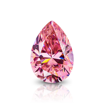 Pink Moissainte Diamond Stone 0.5ct-3ct D Color Gemstone Loose Gemstones Passed Diamond Tester GRA Certificate Ring Material