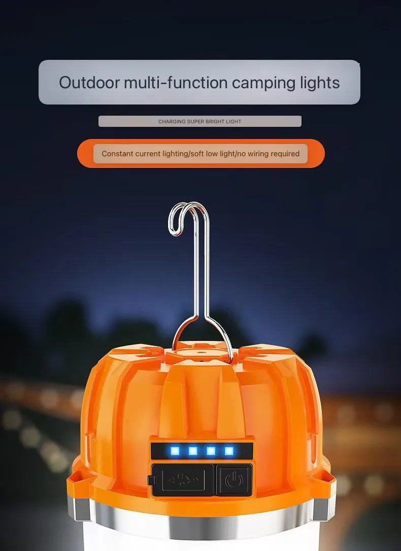 LED Camping USB Rechargeable Lamp Emergency Light for Outdoors
