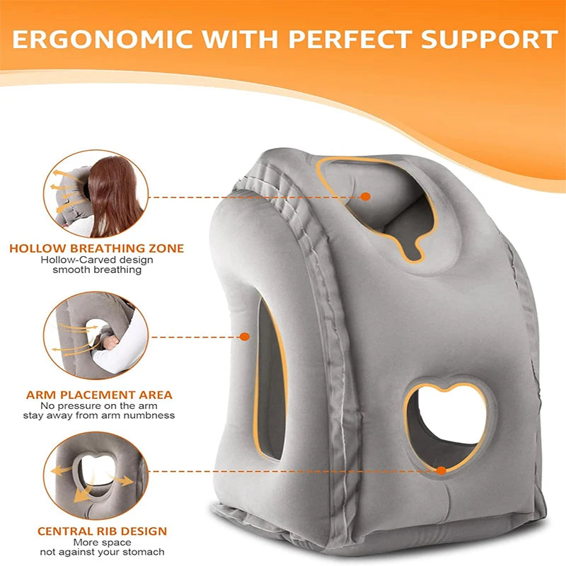 Travel Pillow for Airplane Car Bus Train Office