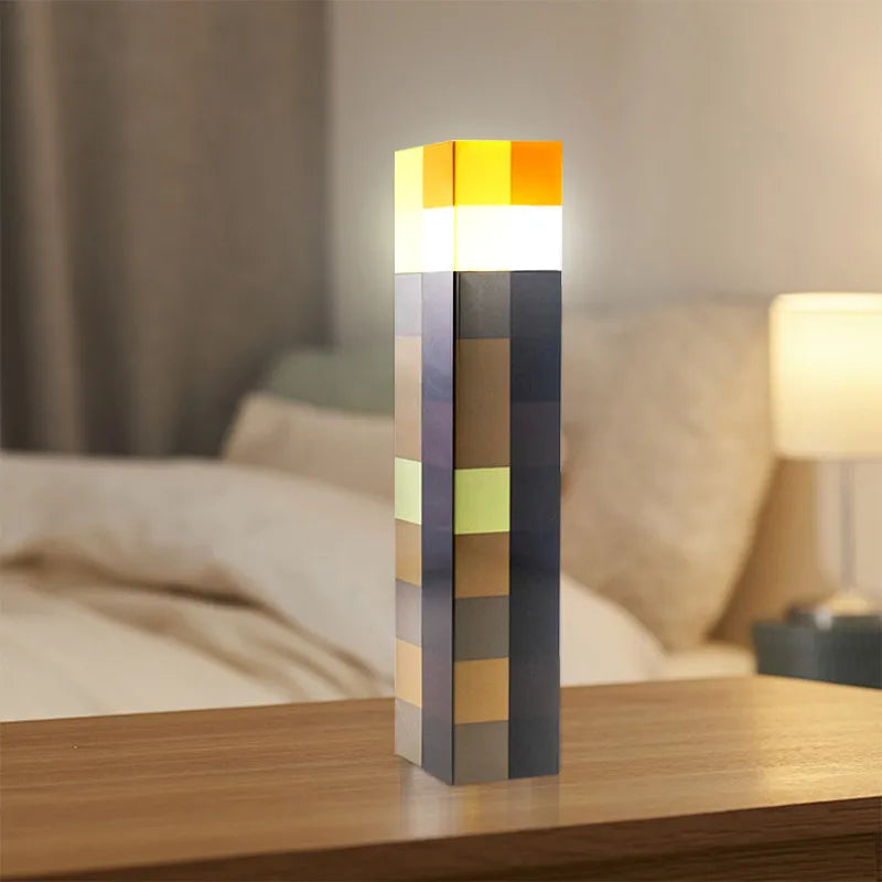 Room Decor Torch Lamp Rechargeable Handheld Adjustable Gift