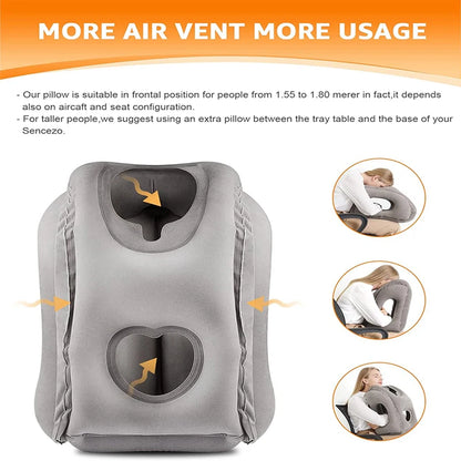 Travel Pillow for Airplane Car Bus Train Office