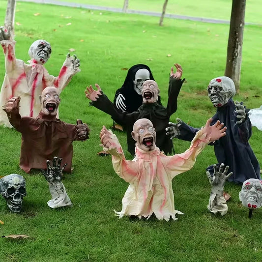 Halloween Ghost Decoration Large Luminous Swinging Outdoor Horror Prop