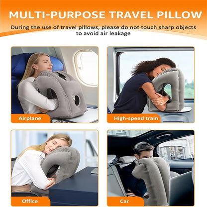 Travel Pillow for Airplane Car Bus Train Office