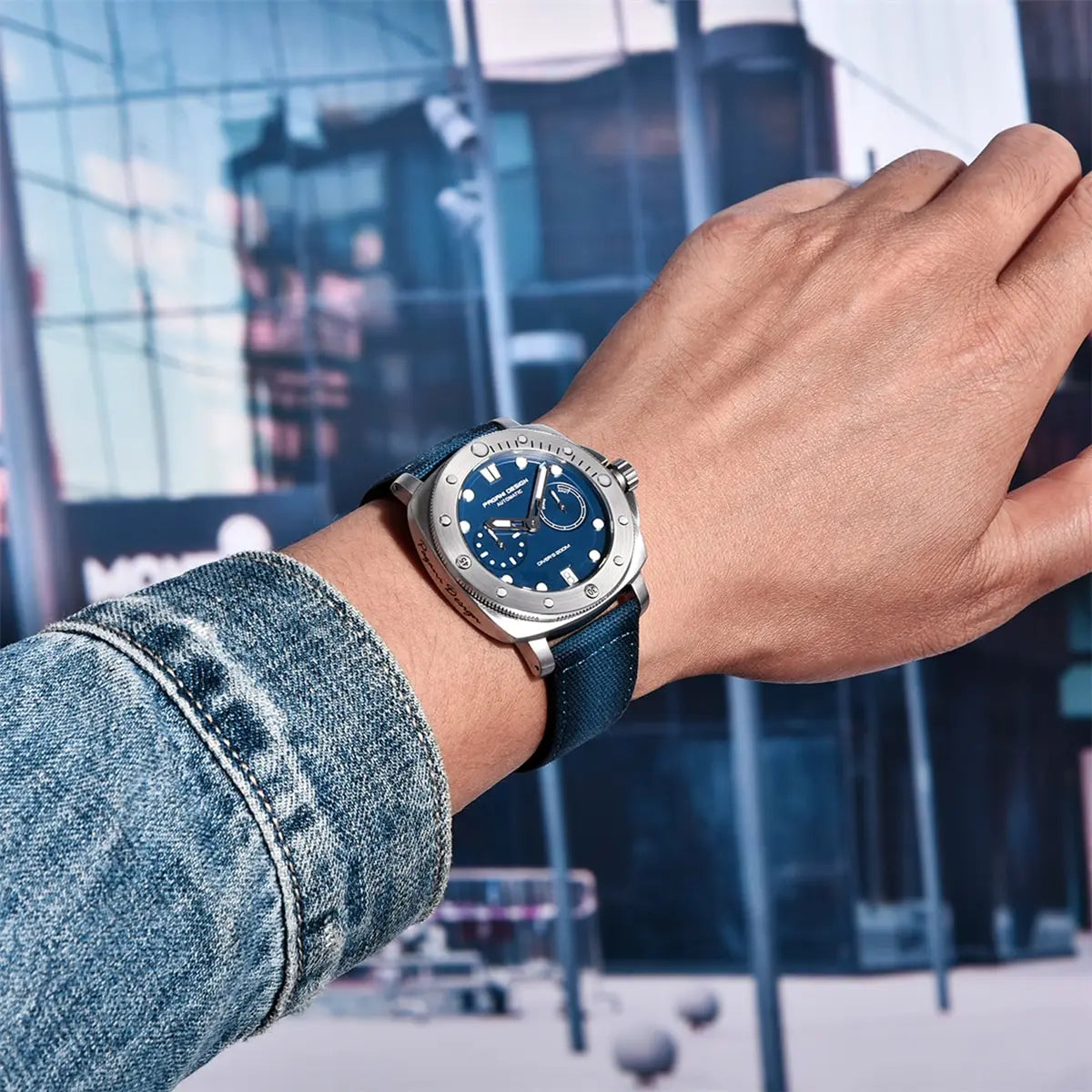 PAGANI Automatic Mechanical Watch Diver 200M Waterproof Sapphire