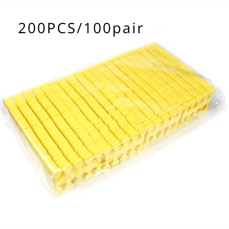 100,200pcs/Pack Nail Art Toe Separators Fingers Foots Sponge Soft UV Gel Polish Beauty Tools Manicure Pedicure Pack Nail Kits