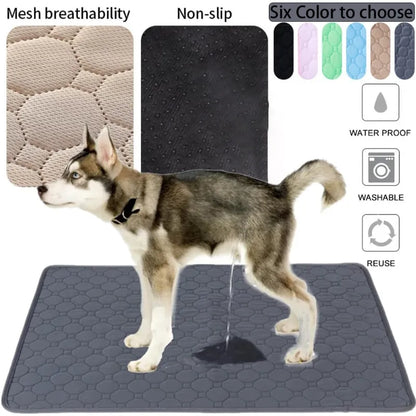 Reusable Dog Pee Pad Blanket Absorbent Diaper Washable