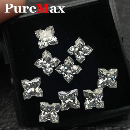 Special Cut Star / Octagon / Hexagon / Four Leaf / Asoka D Certified GRA Moissanite Loose Stones Moissanite Diamond For Jewelry