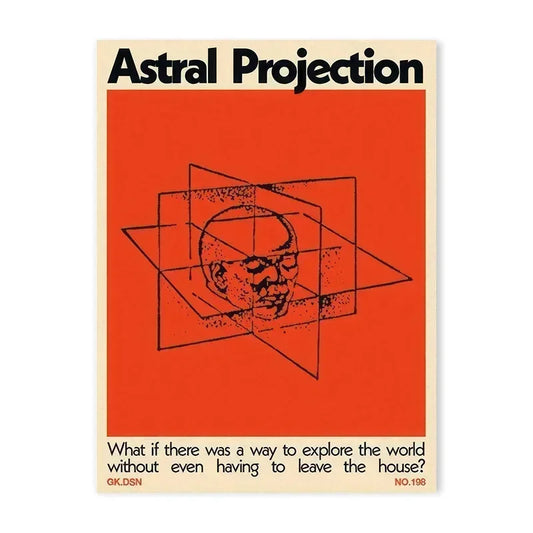 Vintage Astral Projection Posters Wall Art Canvas Home Decor