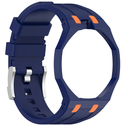 SwatchPOP AP Royal Mod Kit Case Frame Silicone Strap Matte PC Cover BLUE