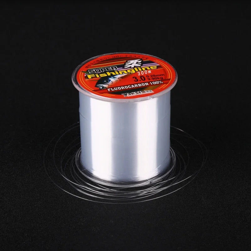 500M Wicker Fly Fishing Line 3.8kg-21KG Braided Nylon Wire Fluorocarbon Coating Carbon Fiber