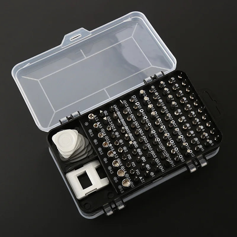 115 Pcs Precision Disassembly Repair Tool Kit Professional Screwdriver Torx Screw Tools Hardware Kit Watch Computer Mobile Phone
