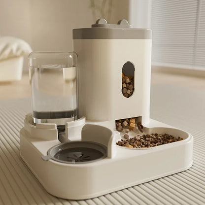 Pet Cat Feeding Water Food Feeder Dispenser multi-functional Dog