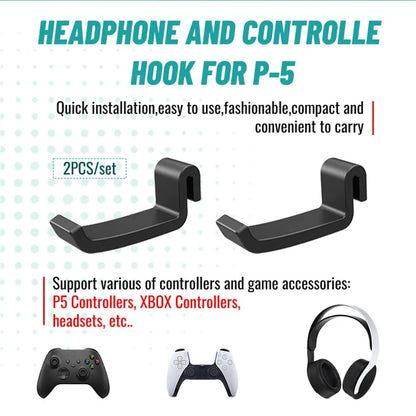 Headphone Hanger Holder Hook For PS5 Console Accessories