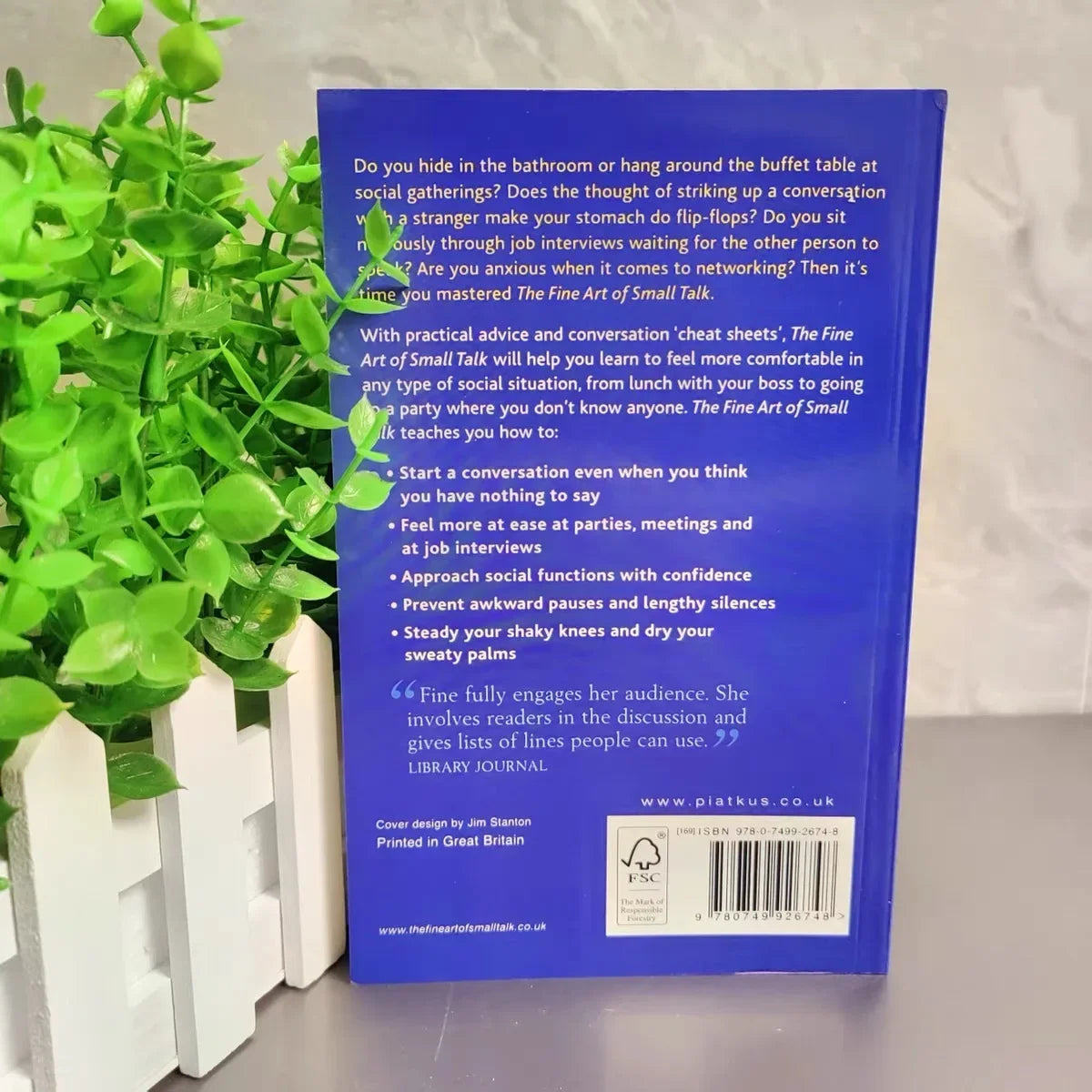 The Fine Art of Small Talk By Debra F. English Book