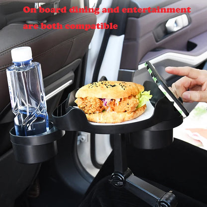 Car Tray Adjustable Cup Holder Food Table