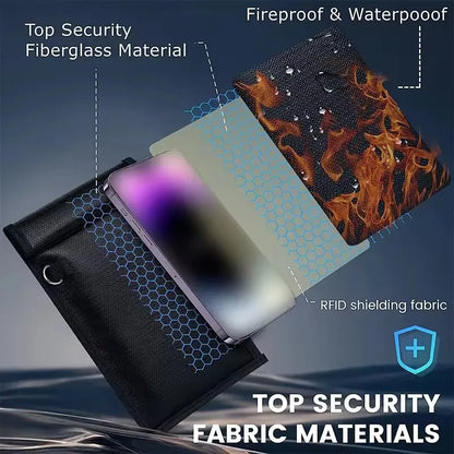 Faraday Bag Mobile Phone RFID Signal Blocking Bag Pouch Blocker Case Privacy Protection
