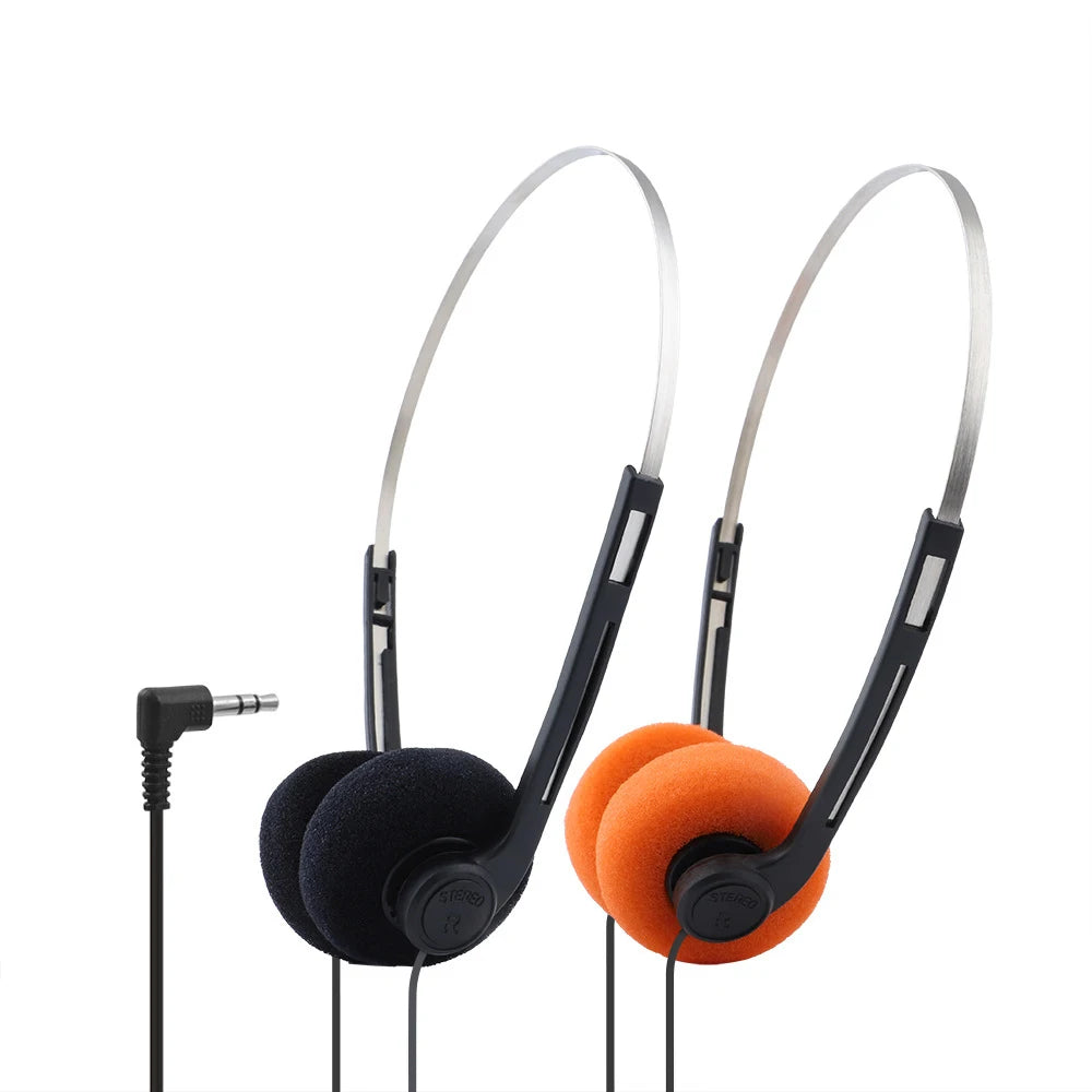 American Psycho Wired Stereo Headphones 3.5mm Retro Vintage Style for Walkman CD Player Computer