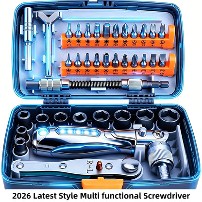 2026 7-in-1 Precision Premium Screwdriver Set – Durable Tools for Repair, Ideal Holiday Desk Gift