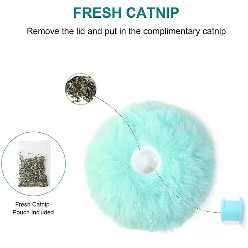 Interactive Smart Cat Toys Plush Electric Catnip