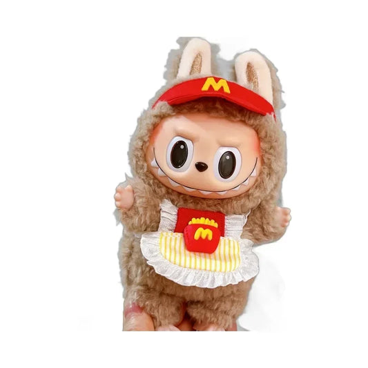 Labubu 17cm Clothes Outfit Accessories For Labubu Dolls Clothing Apron