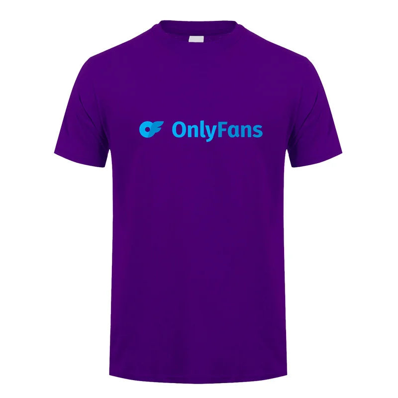 OF Onlyfans T-Shirt Short Sleeve Funny Graphic 100% Cotton