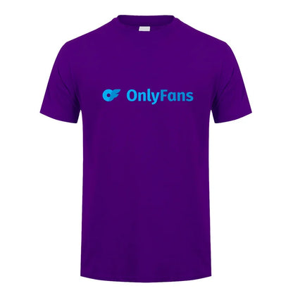 OF Onlyfans T-Shirt Short Sleeve Funny Graphic 100% Cotton