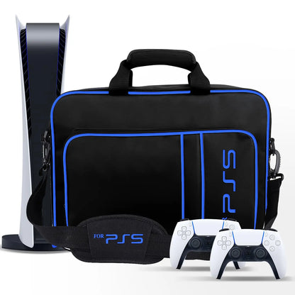 PS5 Travel Case Protective Bag Controllers Game Cards Headset NEW