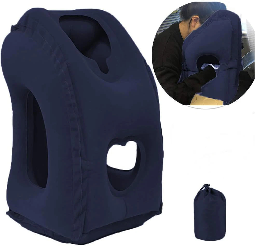 Travel Pillow for Airplane Car Bus Train Office