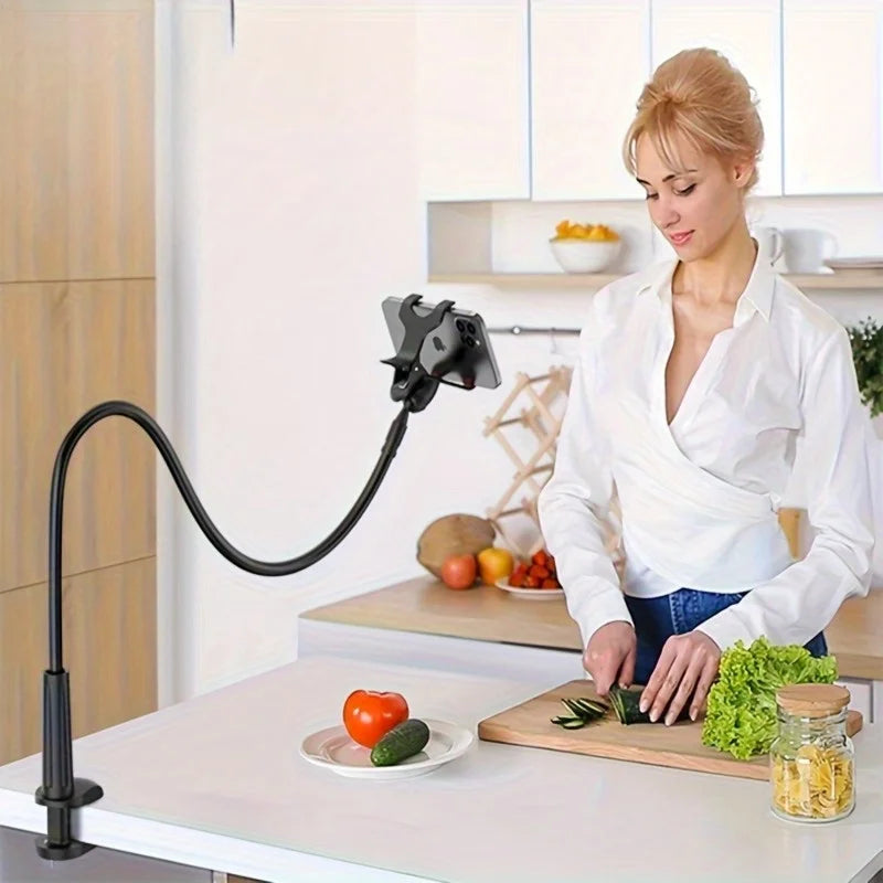 360Rotating Phone Holder Adjustable Bed Desk Mount 10inch Lazy Bracket