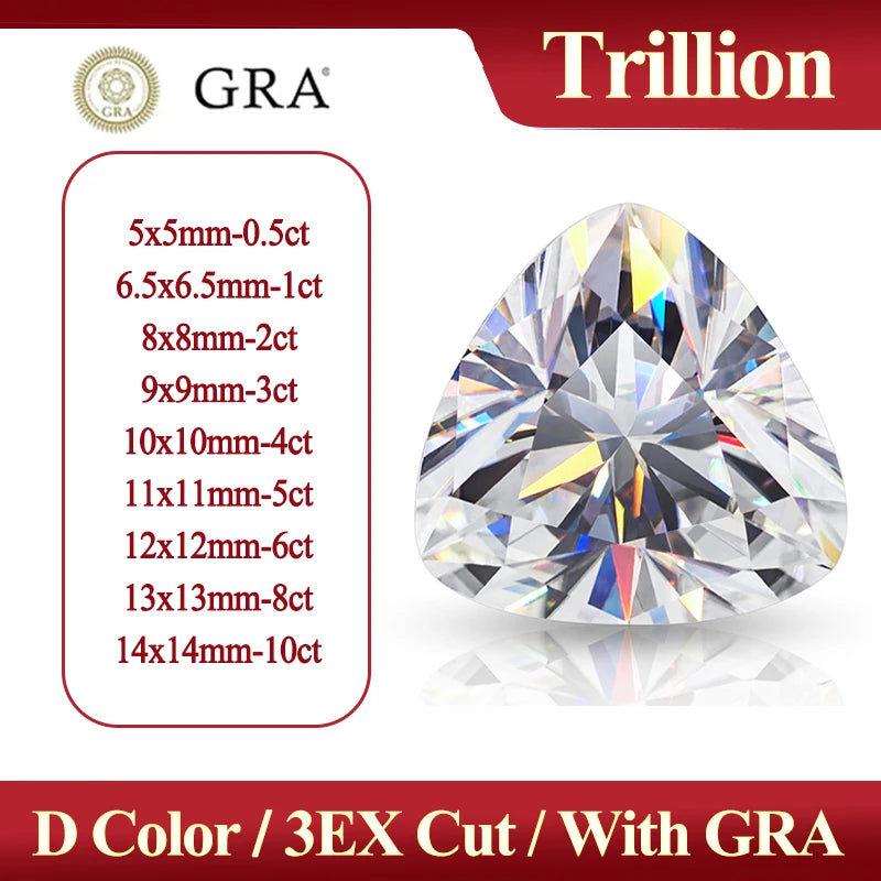 Special Cut Star / Octagon / Hexagon / Four Leaf / Asoka D Certified GRA Moissanite Loose Stones Moissanite Diamond For Jewelry