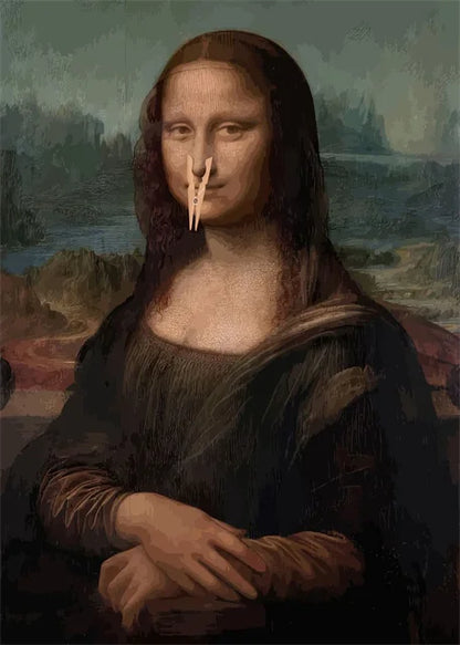 Funny Portrait Bathroom Canvas Posters Mona Lisa Bathroom Meme Funny Toilet Canvas Prints Paintings Unique Home Bathroom Decor