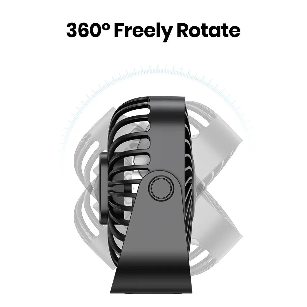 4Inch USB Mini Portable Fan for Room Home Camping Boat