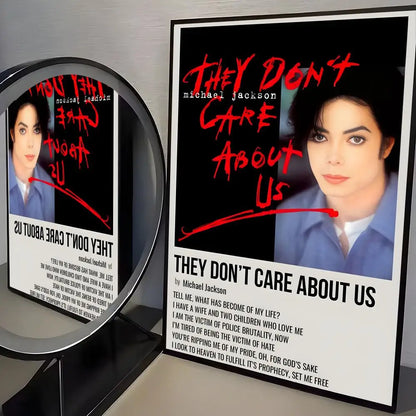 M-Michael J-Jackson Singer Album Poster Room Wall Art Decor Waterproof Stickers For Home Bar Bedroom Decoration