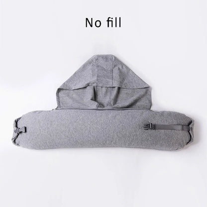2in1 Travel Pillow Storage Adjustable Neck