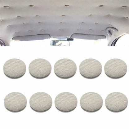 60 Pcs Car Roof Fasteners Roof Cloth Fall Off Repair Buckle Roof Cloth Drooping Fixed Buckle Car Interior Ceiling Flannel