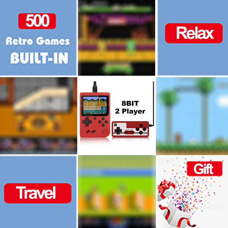 Video Game Console LCD Retro 500+ games Portable Game Console