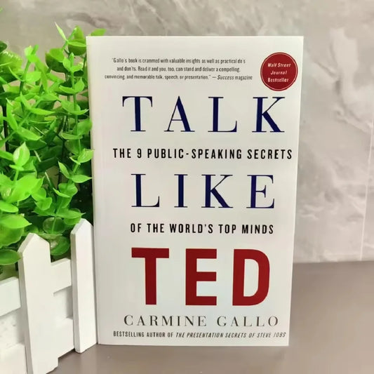 TALK like TED: the 9 Public Speaking Secrets for Powerful Speeches By Carmine G.  English Book
