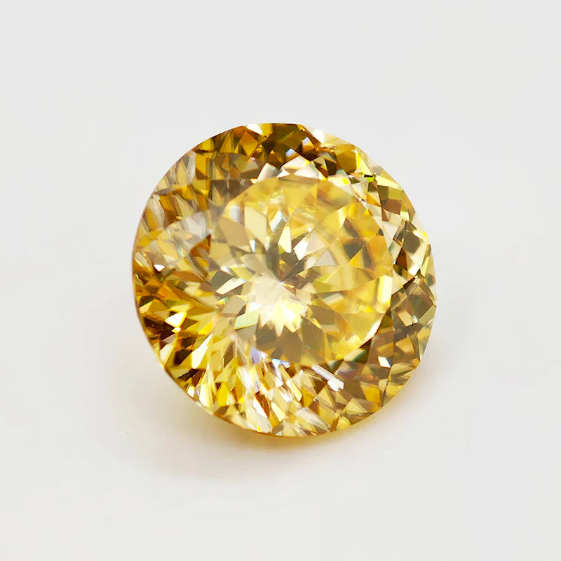 New Colors Round100 Faceted Cut Moissanite Loose Stone Diamond Russian Bird Nest Cut Moissanite Gemstone with GRA Certificate