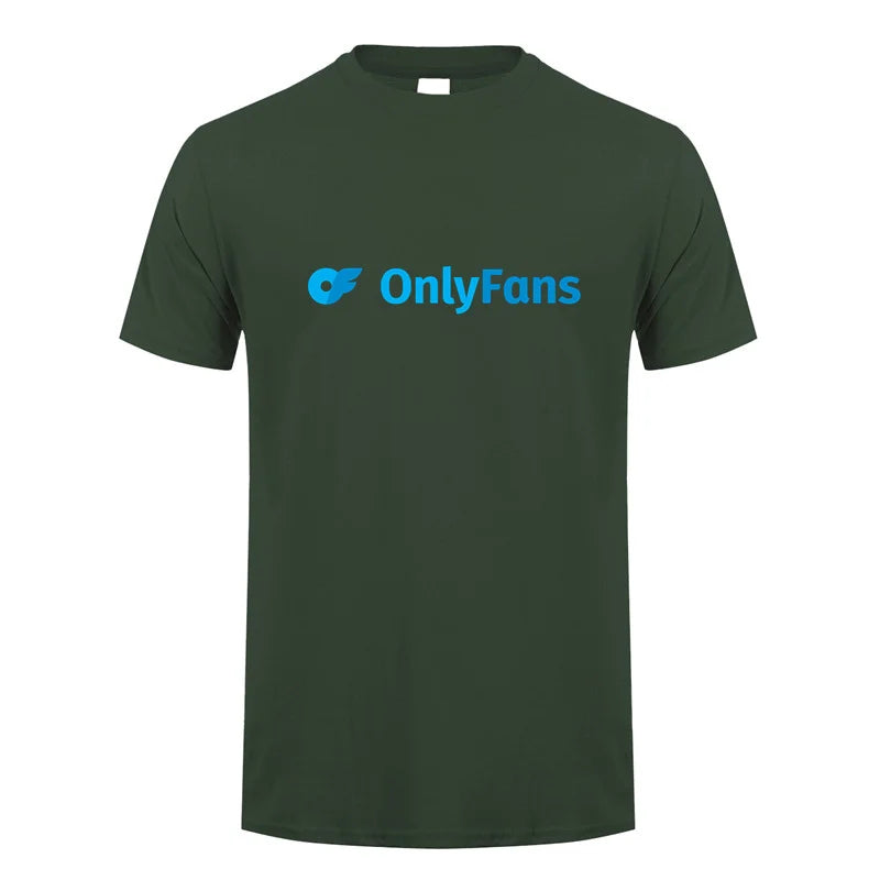 Onlyfans T-Shirt Short Sleeve Funny Graphic 100% Cotton