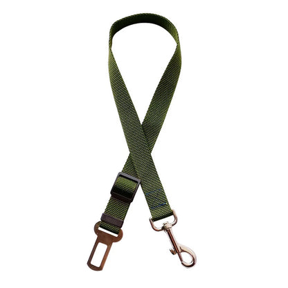 Pet Dog Seat Belt Adjustable Travel Car Safety Harnesses Lead Restraint Reflective Strap