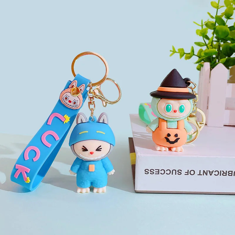 Labu Doll Key Chain Couple Schoolbag Pendant