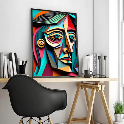Picasso Painting Calligraphy Canvas Poster: Crease Free Waterproof Durable All Space Wall Decor