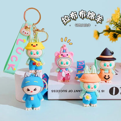 Labu Doll Key Chain Couple Schoolbag Pendant
