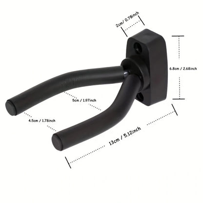 3PCS Versatile Guitar Wall Mount Hanger Electric/Classical/Folk Guitars Bass Guitars