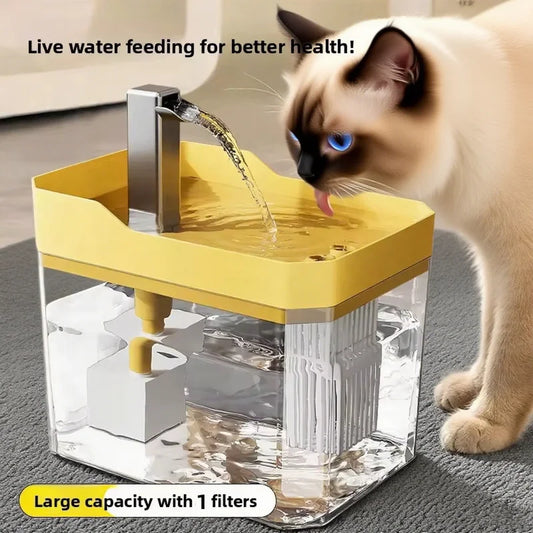 Cat Water Fountain Dispenser Filter Pet Home Drinker