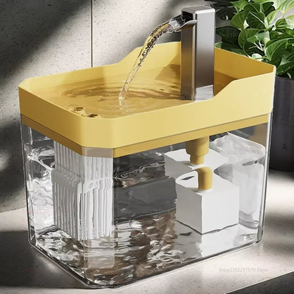 Cat Water Fountain Dispenser Filter Pet Home Drinker