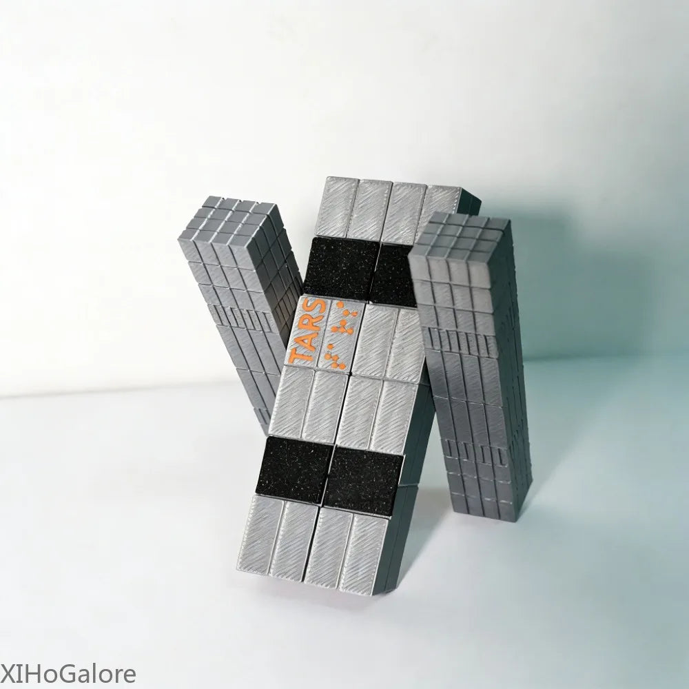 TARS Robot Model Interstellar Desk Decor 3D Printed Figure SciFi Office Display Gift