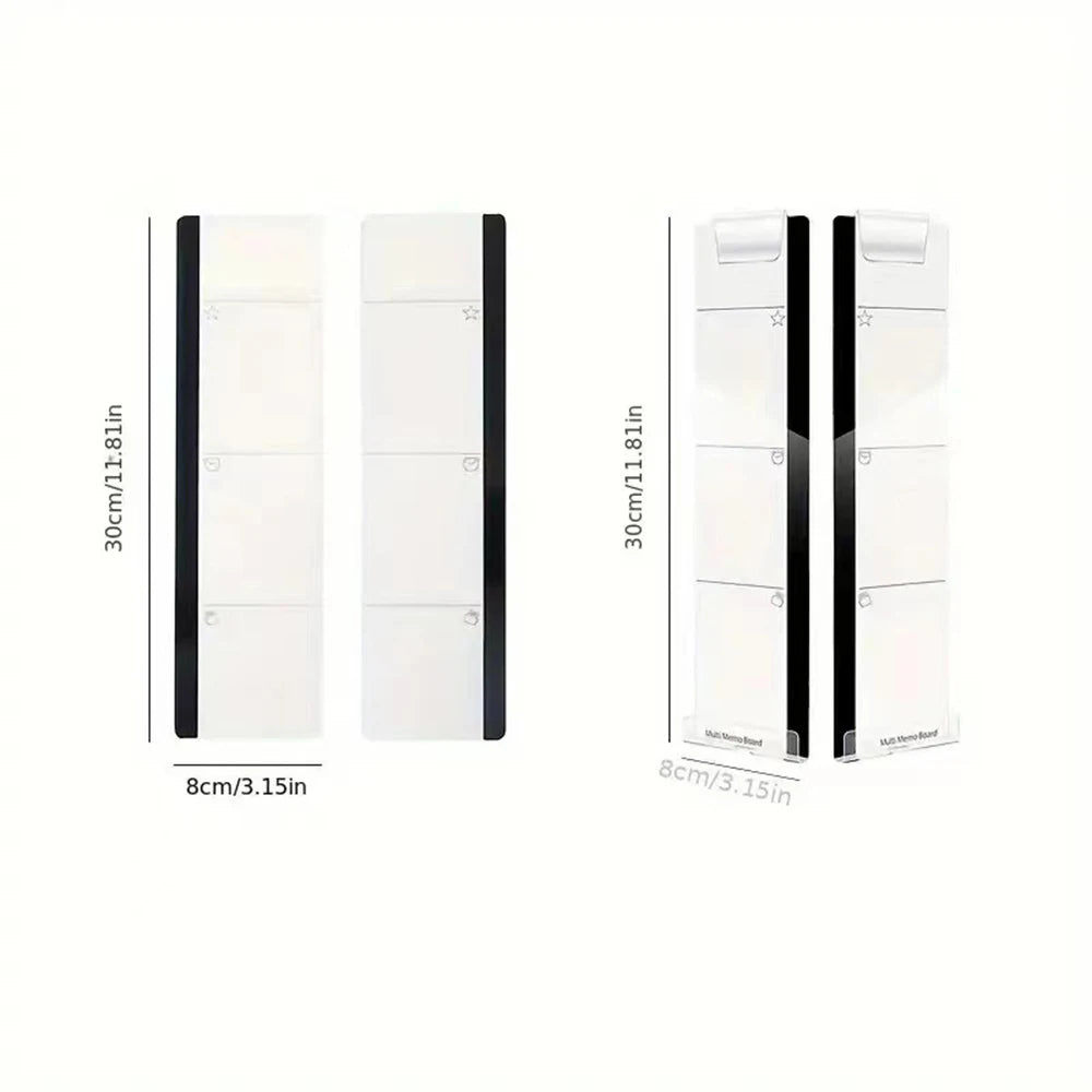 2pcs Monitor Memo Office Computer Screen Sticky Memo Board University College Bureau